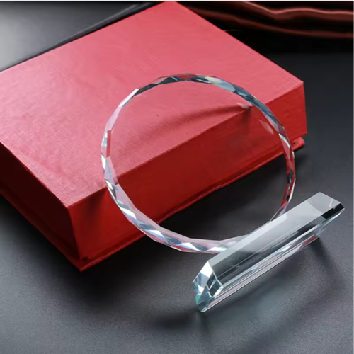 Alternative view of Crystal Glass Plaque [SKU: GU8-CPL-001]