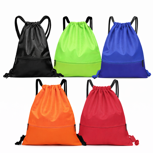 Alternative view of Draw String Honeycombed Backpack Bag Nylon Polyester [SKU: GU8-DSV-002]