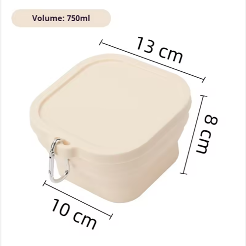 Alternative view of Portable Collapsible Silicone Storage Containers [SKU: GU8-LBX-002]