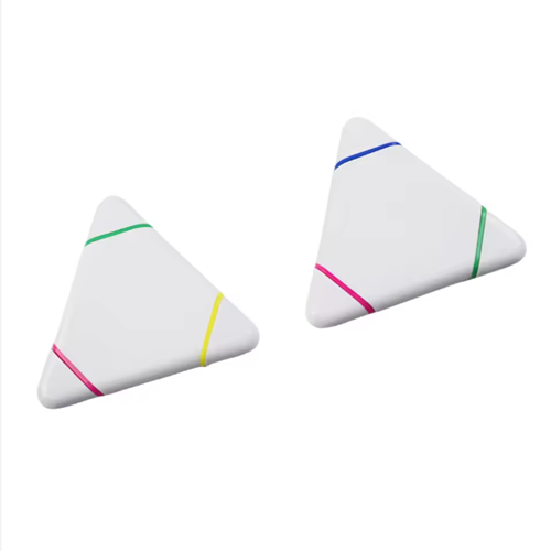 Alternative view of Promotional Mini Flat Highlighter Triangular [GU8-PEN-007]